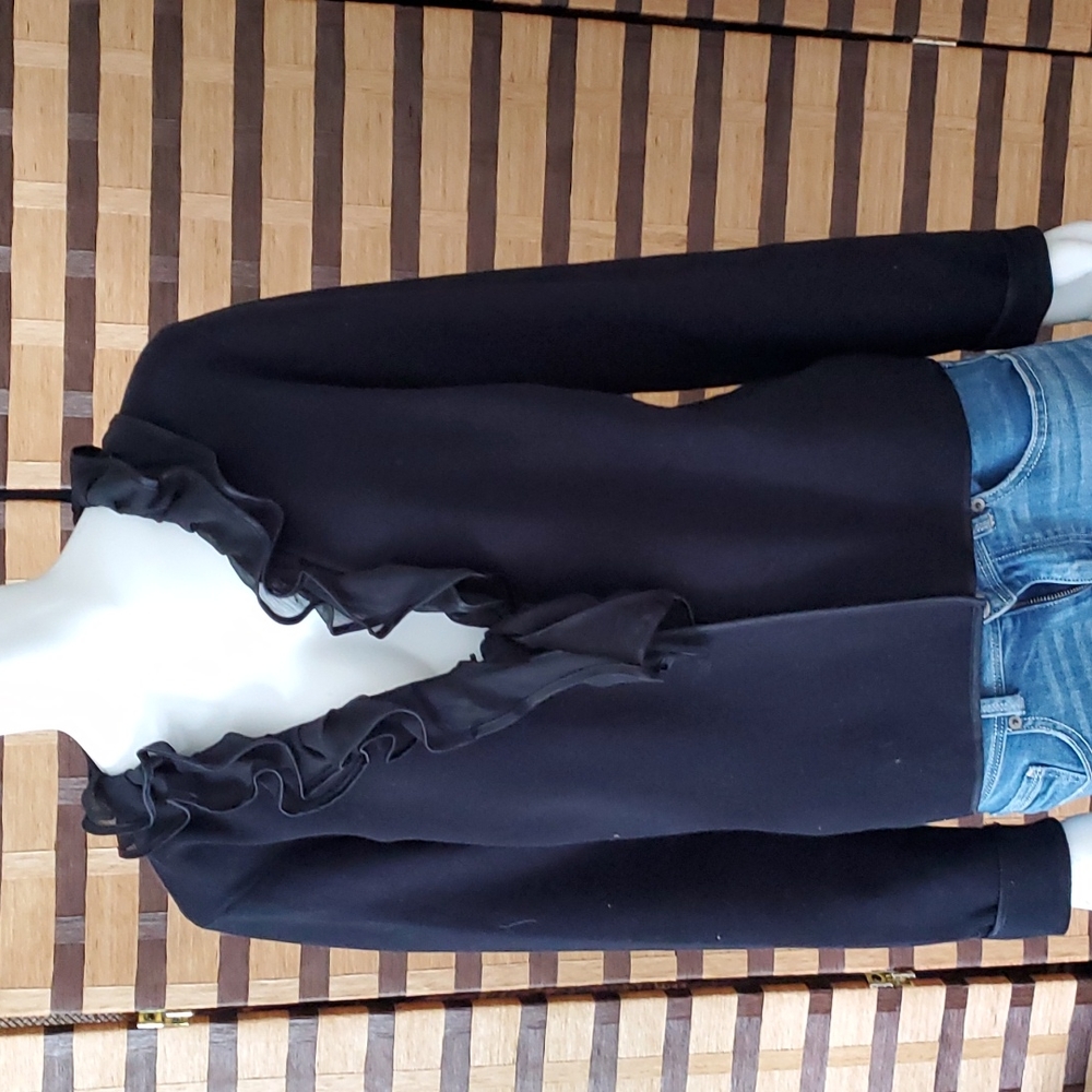 Jones NY cardigan w/Ruffle